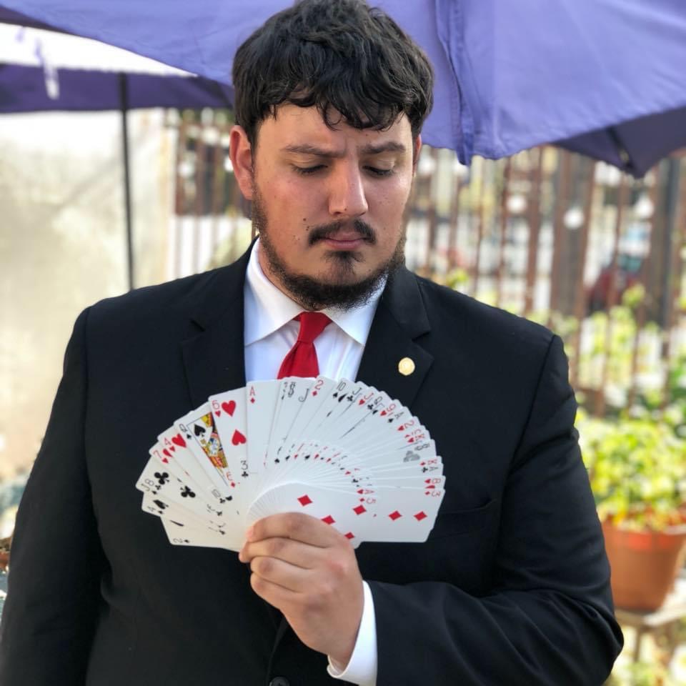 Tyler Sass performing mentalism in Las Vegas